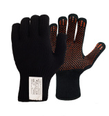 Трикотажные перчатки аналога «Механик Блэк» с силиконовым покрытием 